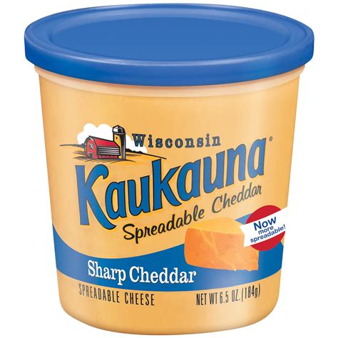 Kaukauna cheese - Centerpiece. SERVING SIZE: Varies. COOK TIME: 10. MINUTES. Don’t let the name fool you, this football cheese ball is delicious any day of the week. Complete with Kaukauna Sharp Cheddar Cheese Ball and bacon, this football will not last all four quarters. Not a football fan, try making it in the shape of a basketball instead.